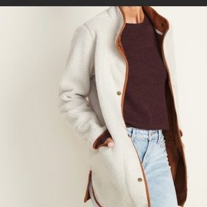 Never worn sherpa jacket